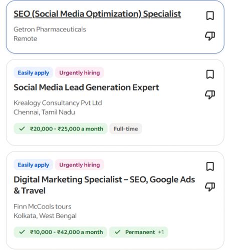 AI-Driven Digital Marketing internship jobs in Pune