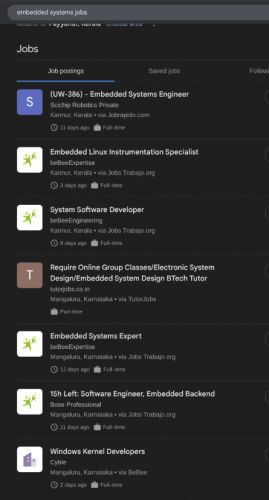 Embedded Systems internship jobs in Navi Mumbai