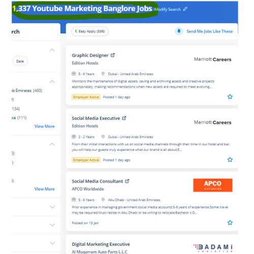 YouTube Marketing internship jobs in Jaipur