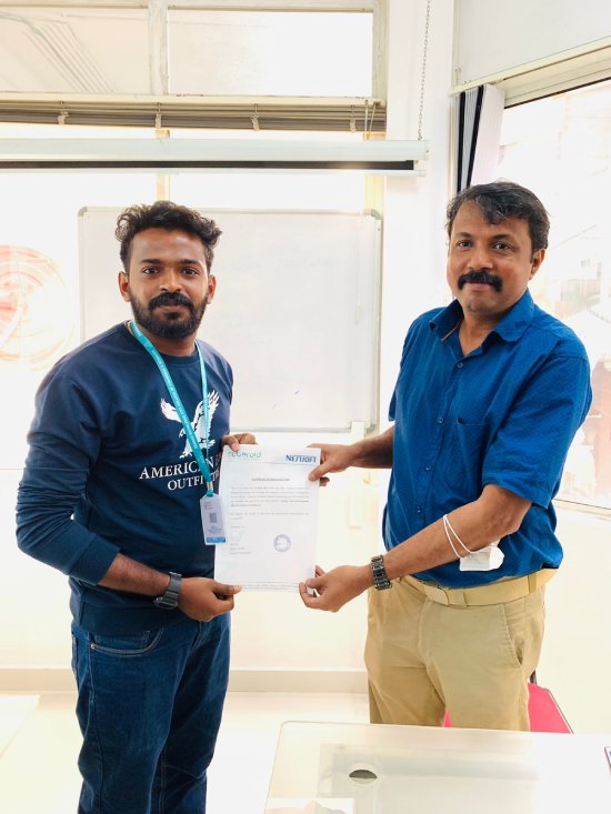 Internship/projects in cochin
